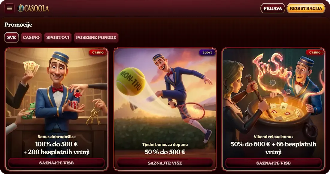 casoola casino bonus svi