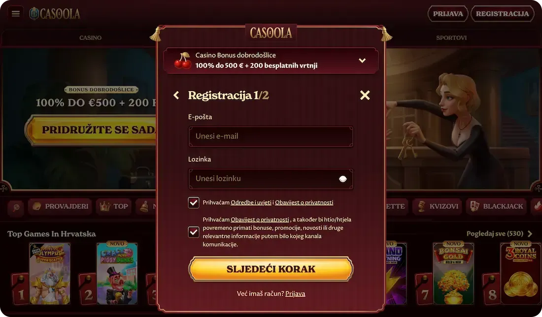 casoola casino registracija